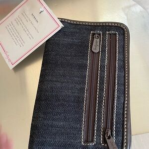 Thirty-One Dark Denim Timeless Wallet